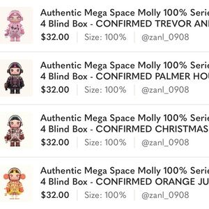 4 Mega Space Mollys in a Bundle